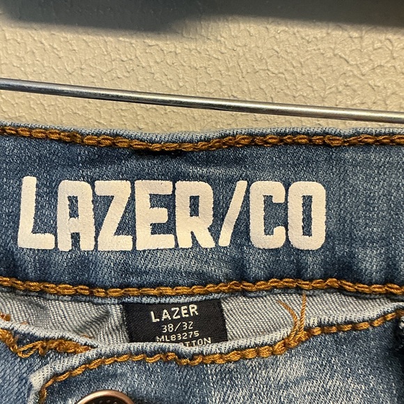 Lazer Co. Blue Men's Jeans 38x32 0145 - Picture 2 of 3